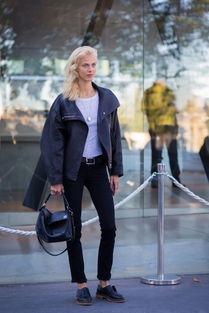 黑皮欧美上衣图片欣赏,街头时尚新宠，潮流穿搭指南